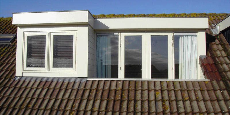 dakkapel met openslaande deuren